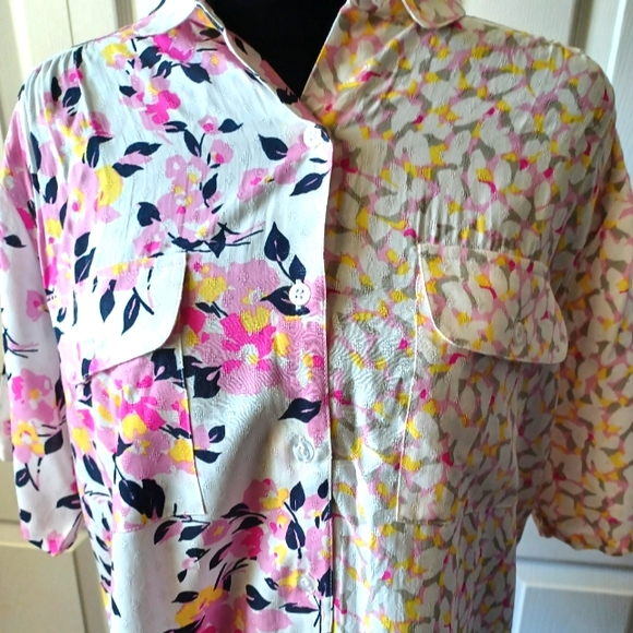 French Connection Tops Nwt French Connection Yulia Floral Cropped